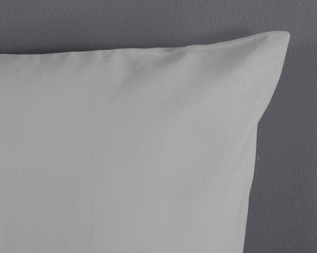 Baumwoll Bettwäsche Bettwäsche-Baumwolle - grau (100,00/135,00cm) - Good Morning