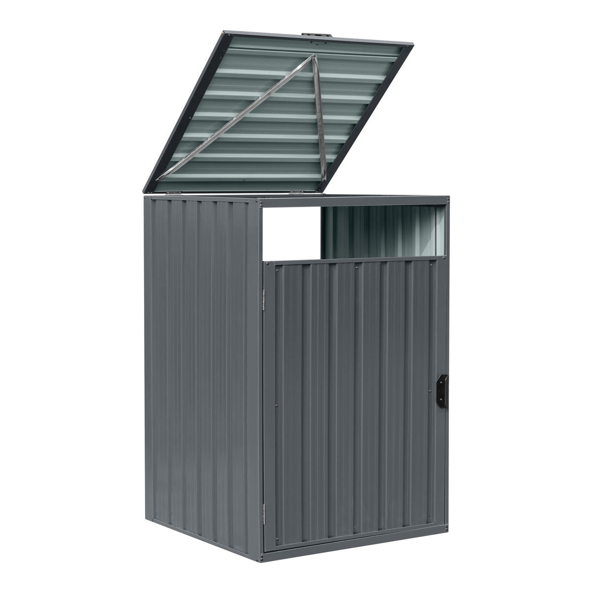 AXI Outdoor Living Mülltonnenbox Owen anthrazit B/H/L: ca. 80x122x80 cm Owen - anthrazit (80,00/80,00/122,00cm) - AXI Outdoor Living