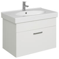 Waschbeckenunterschrank Quickset 312 weiß glanz B/H/T: ca. 80x58,5x48 cm Quickset 312 - weiß (80,00/58,50/48,00cm) - Pelipal