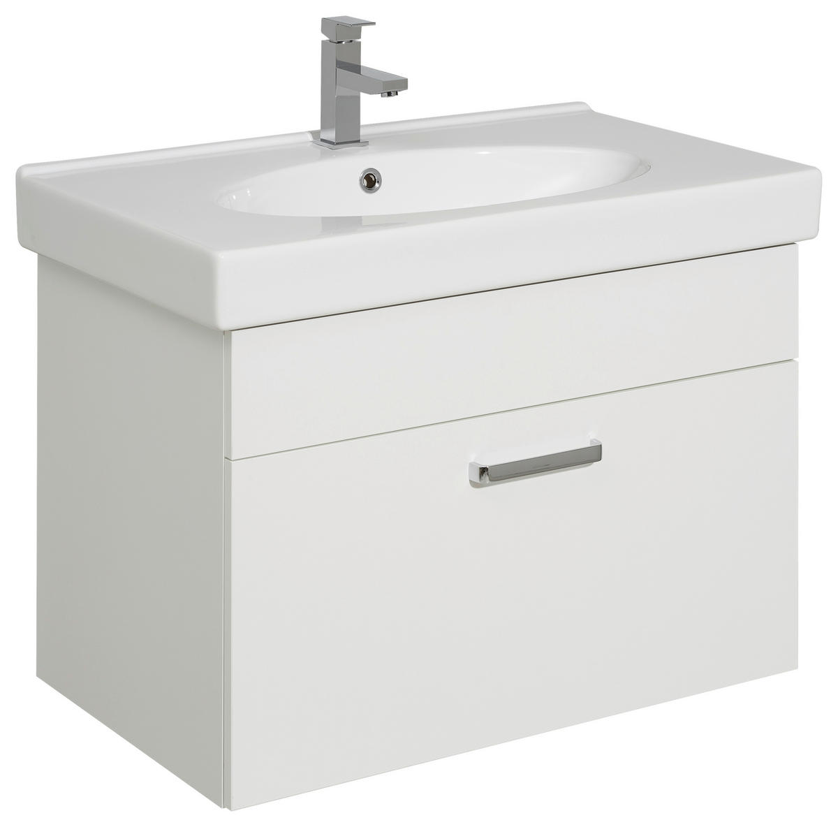 Waschbeckenunterschrank Quickset 312 weiß glanz B/H/T: ca. 80x58,5x48 cm Quickset 312 - weiß (80,00/58,50/48,00cm) - Pelipal
