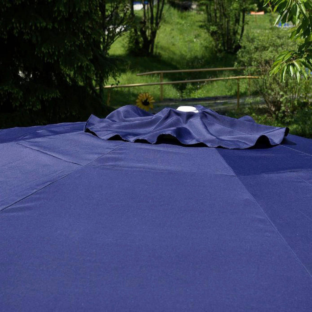 VCM Sonnenschirm blau Polyester Sonnenschirm - blau - VCM