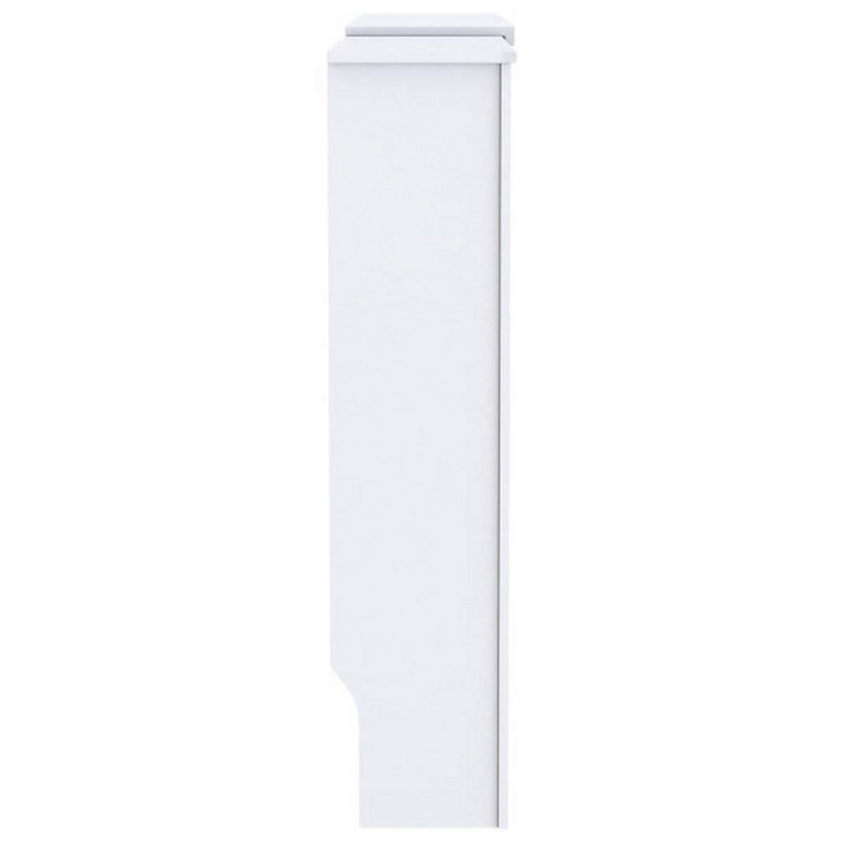 VidaXL Heizkörperverkleidung weiß B/H/T: ca. 205x81,5x19 cm Heizkörperverkleidung - weiß (205,00/81,50/19,00cm) - VidaXL
