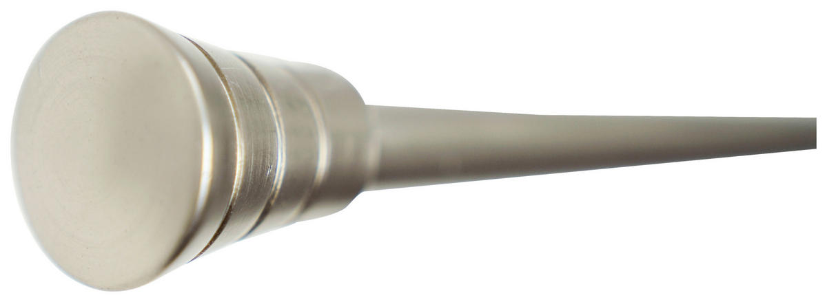 Gardinenstange Edelstahloptik Metall L: ca. 280 cm ausziehbar von ca. 160  bis 280 cm 1.0 Läufe ▷ online bei POCO kaufen