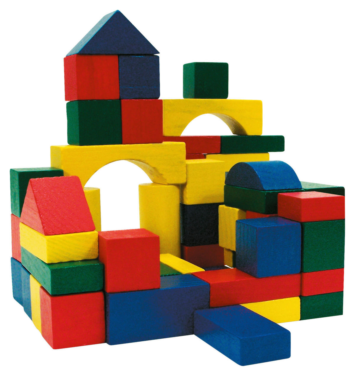 Marionette Holzbausteine Holzbausteine_100tlg. - bunt - Marionette