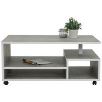 Couchtisch Eike Beton Optik weiß Nachbildung B/H/T: ca. 110x50x68 cm Eike - Beton/weiß (110,00/50,00/68,00cm)
