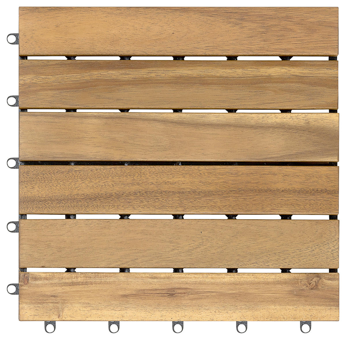 POCOline Terrassenfliese Akazie Akazie B/L: ca. 30x30 cm Akazie - Akazie (30,00/30,00/2,40cm) - POCOline