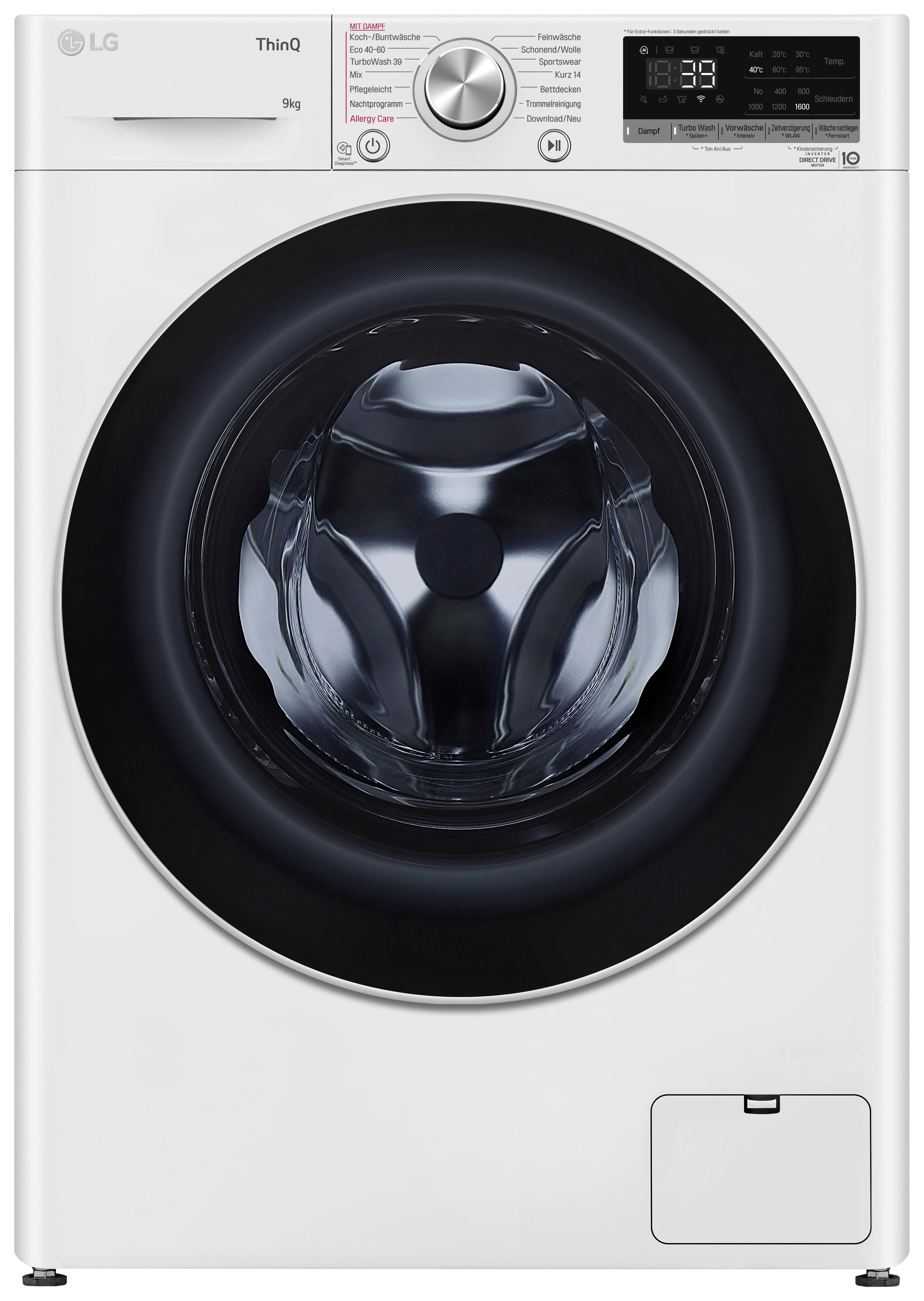 LG Waschmaschine F6WV709P1 weiß B/H/T: ca. 60x85x57 cm Waschmaschine F6WV709P1 - weiß (60,00/85,00/57,00cm) - LG