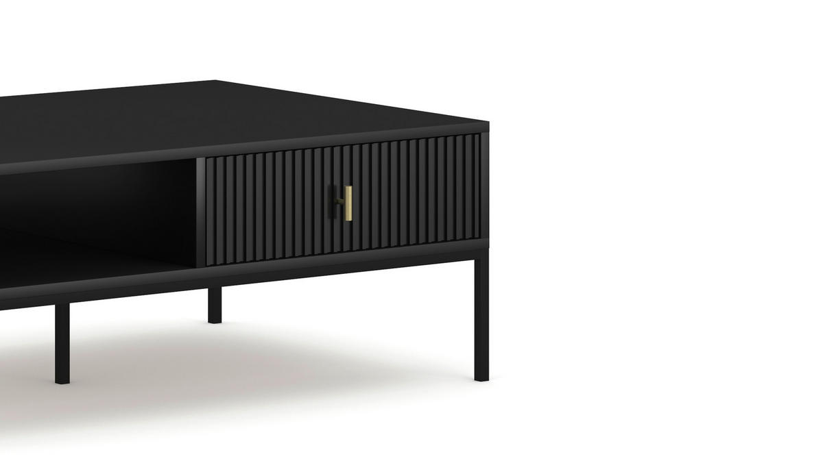 Couchtisch MAGGIORE schwarz B/H/T: ca. 104,2x39,9x68 cm MAGGIORE - schwarz (104,20/39,90/68,00cm) - WIPMEB