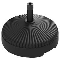 Outsunny Schirmständer schwarz Kunststoff B/H/L: ca. 55x30x55 cm Schirmständer - schwarz (55,00/55,00/30,00cm) - Outsunny