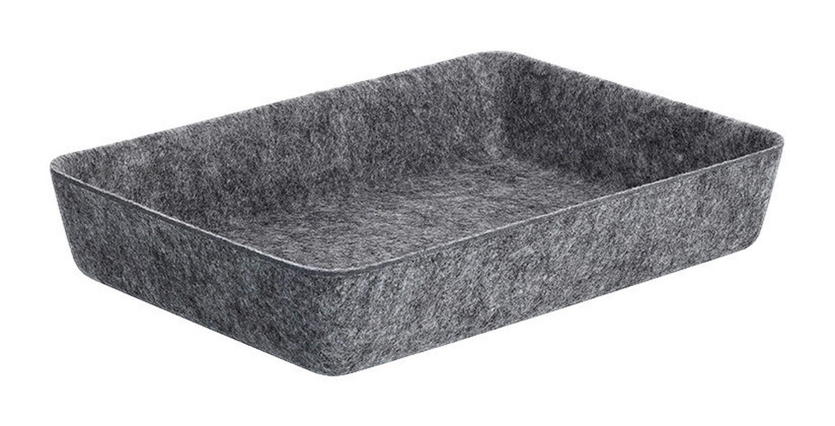 Zeller Organizer grau Filz Organizer-Set_8tlg. - grau - Zeller