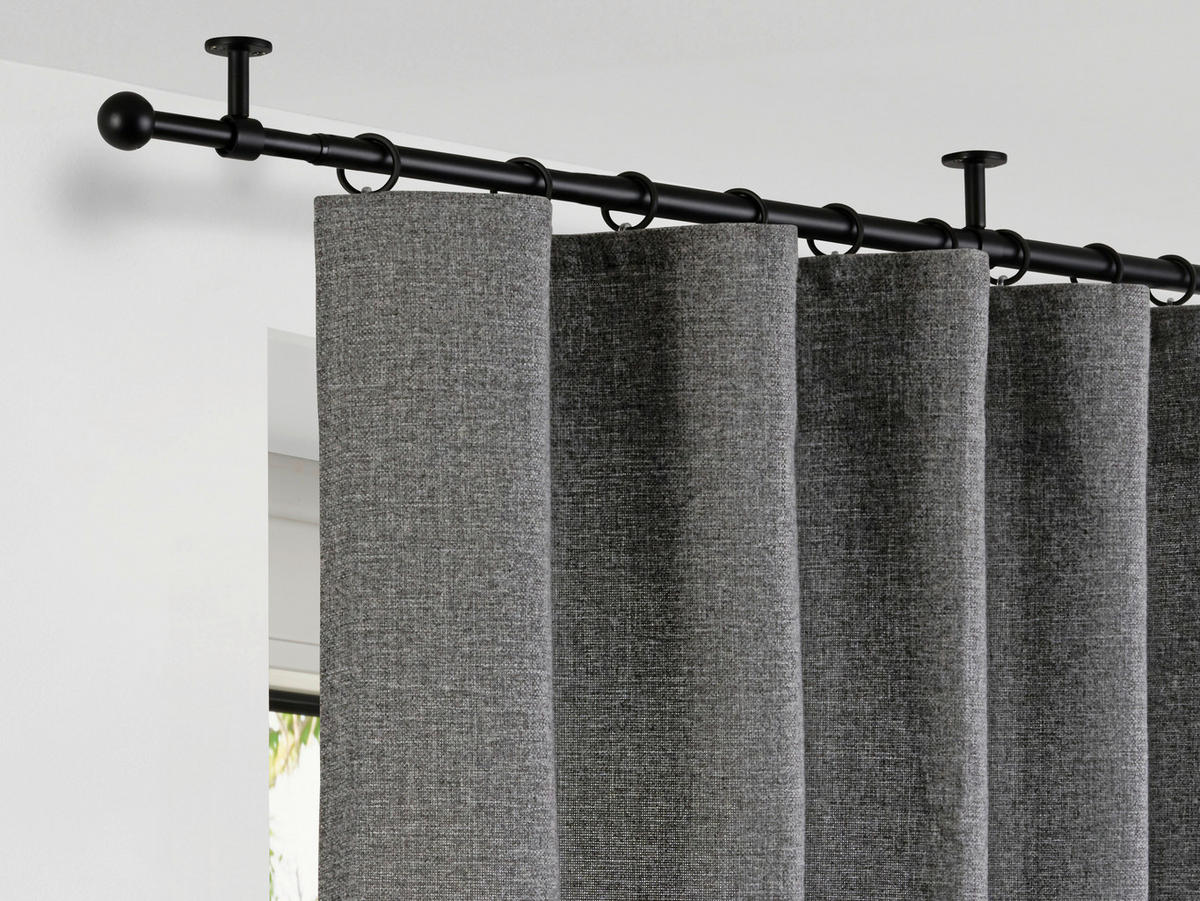 Stilgarnituren Teleskopgarnitur_2in1 - schwarz (400,00cm) - ondeco