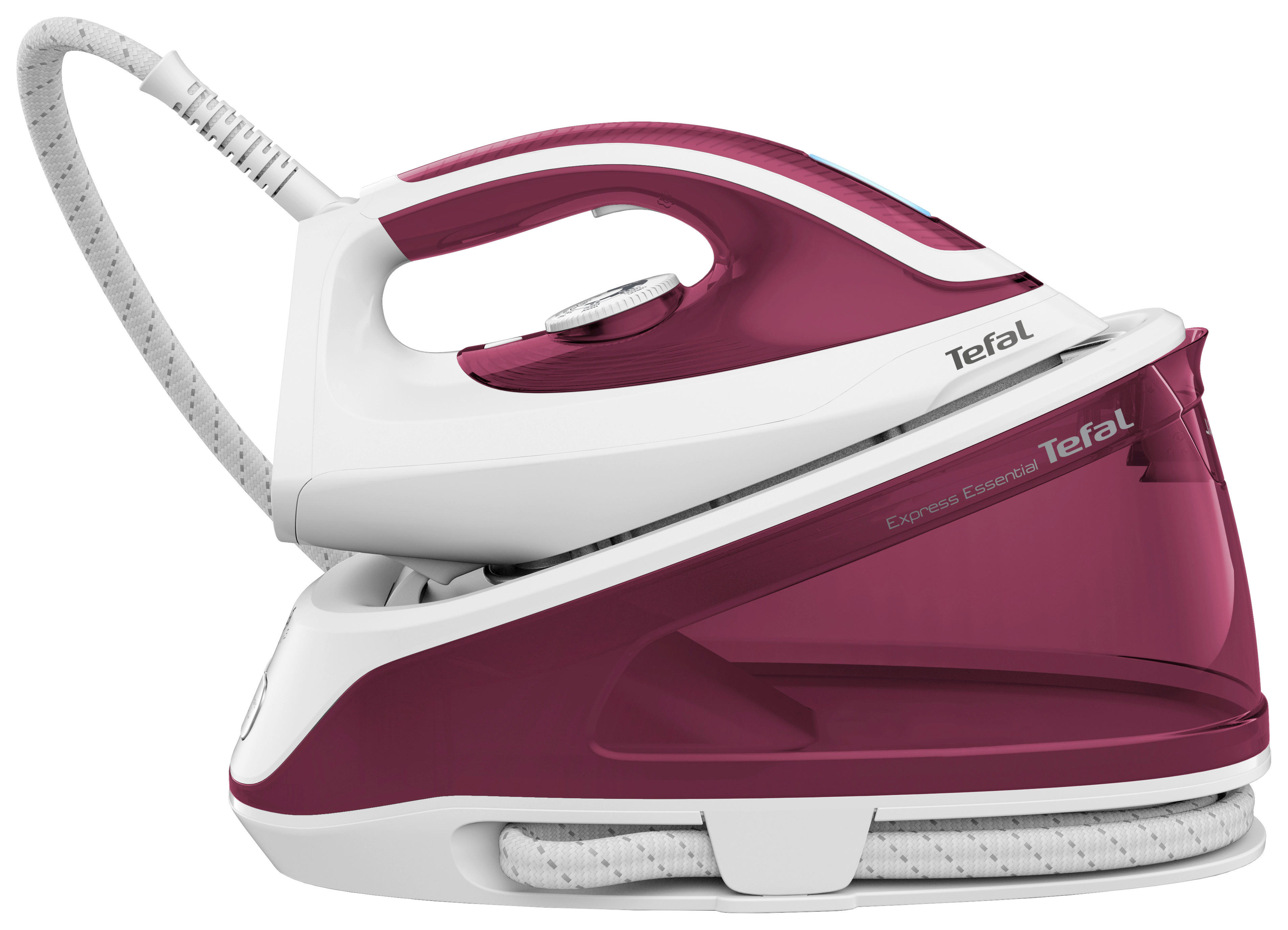 Tefal Dampfbügelstation SV6110E0 weiß rot Kunststoff B/H/T: ca. 21x29x39 cm Dampfbügelstation_Tefal_SV6110 - weiß/rot (21,00/29,00/39,00cm) - Tefal