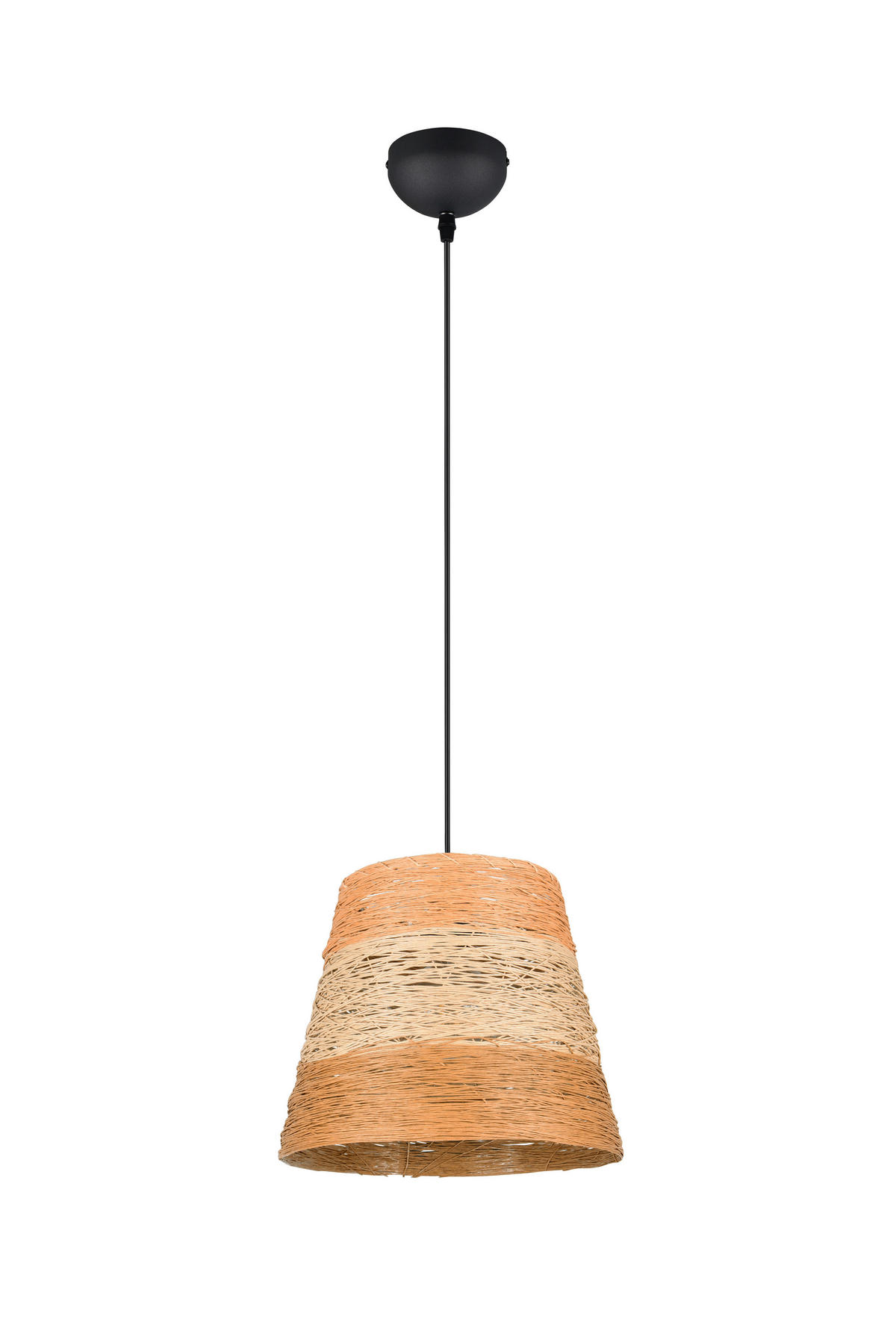 Reality Leuchten Pendelleuchte schwarz H: ca. 150 cm E27 1 Brennstellen Joeline - schwarz (150,00cm) - Reality Leuchten
