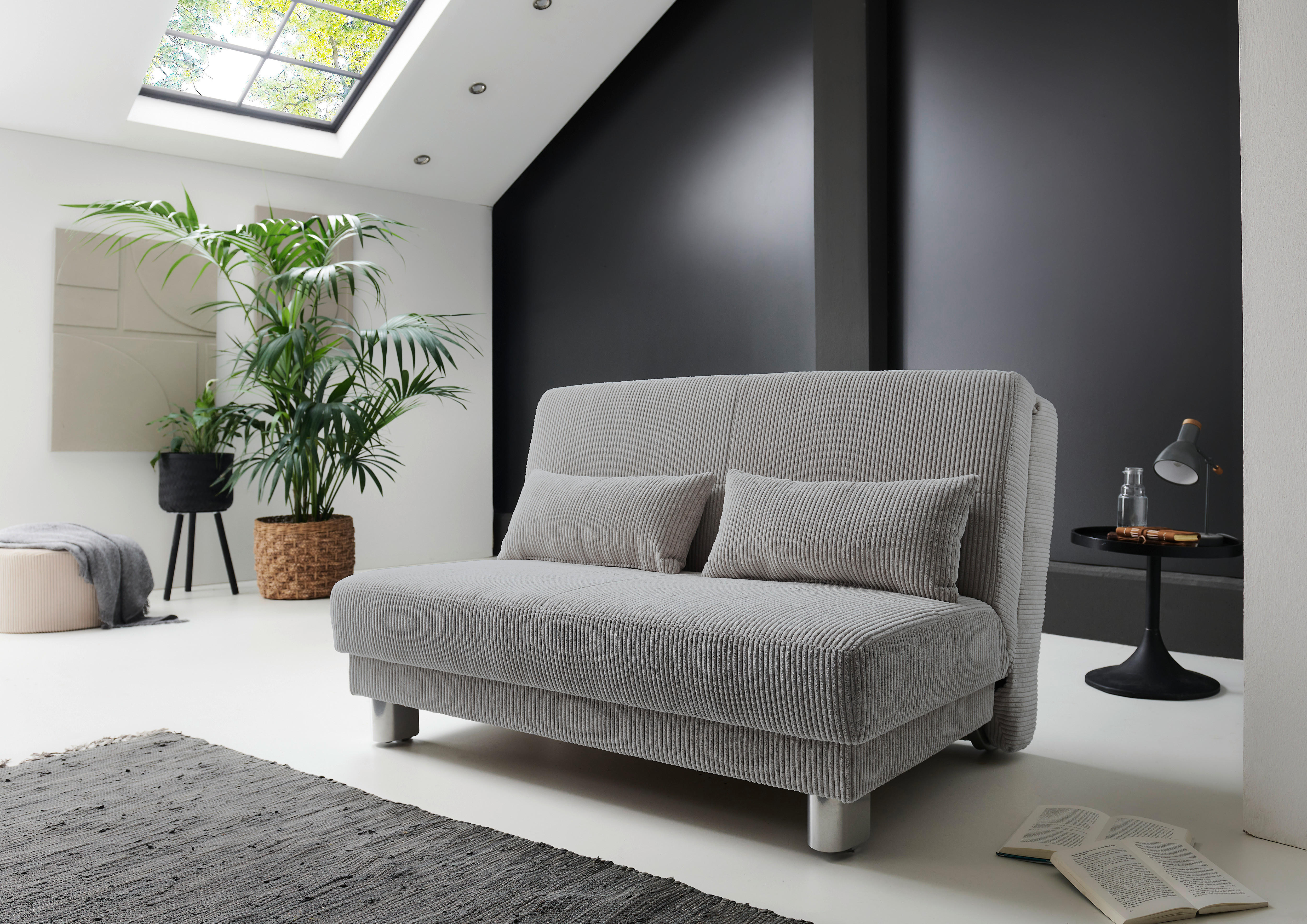 Schlafsofa Gina beige B/H/T: ca. 140x86x95 cm Gina - beige (140,00/86,00/95,00cm)