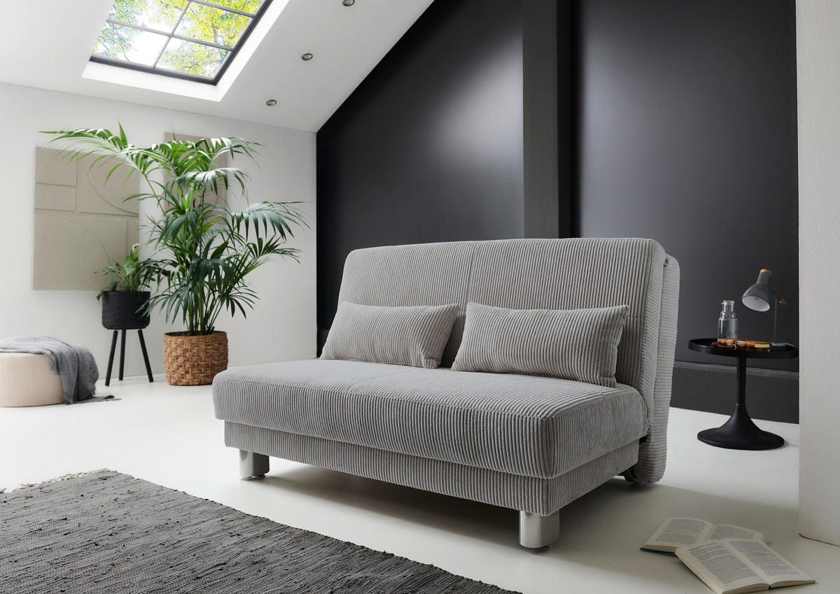 Schlafsofa Gina beige B/H/T: ca. 140x86x95 cm Gina - beige (140,00/86,00/95,00cm)