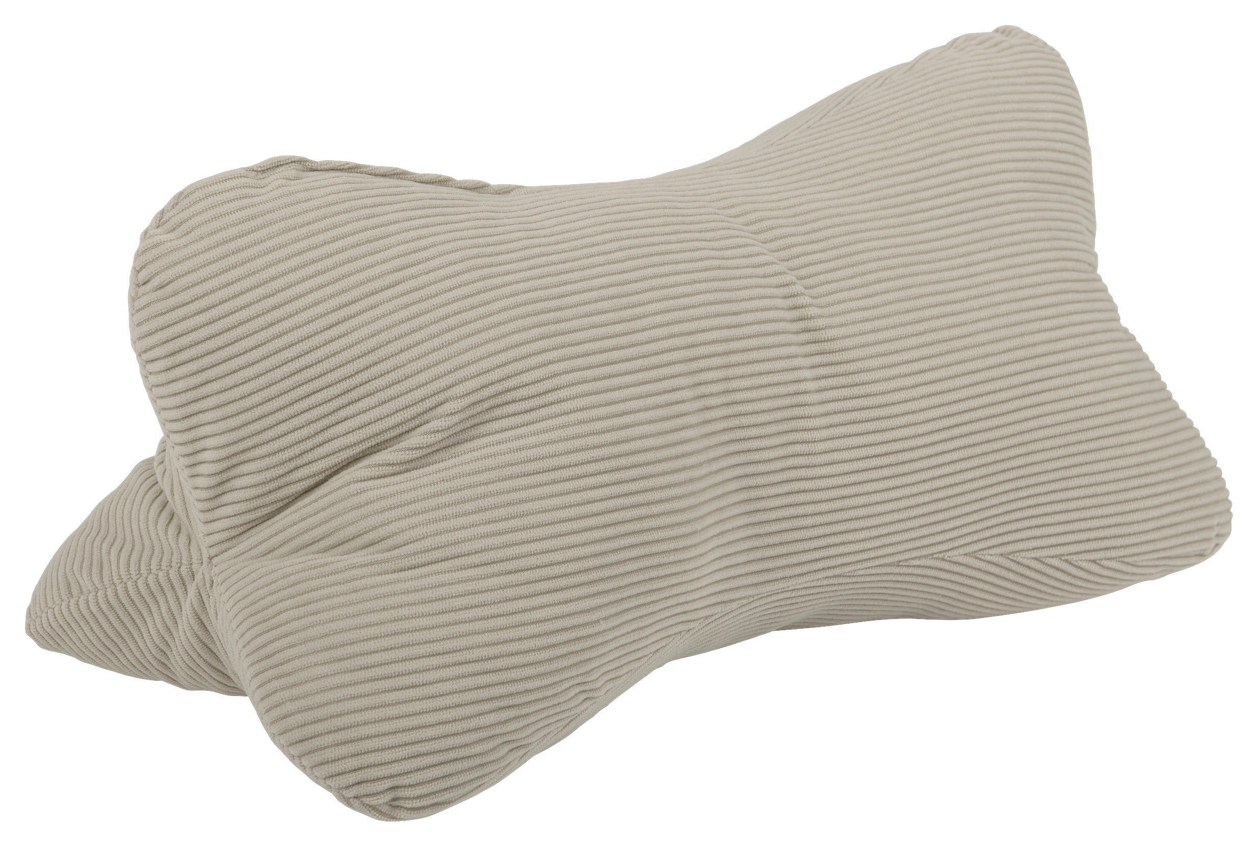 Dekokissen Dekokissen_Leseknochen taupe - taupe (42,00/24,00cm)