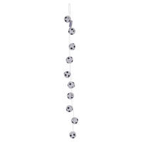 LED-Lichterkette FUßBALL mit LED 5217123 weiß Papier Metall L: ca. 160 cm LED Lichterkette FUßBALL mit LED - weiß (160,00cm) - Näve Leuchten