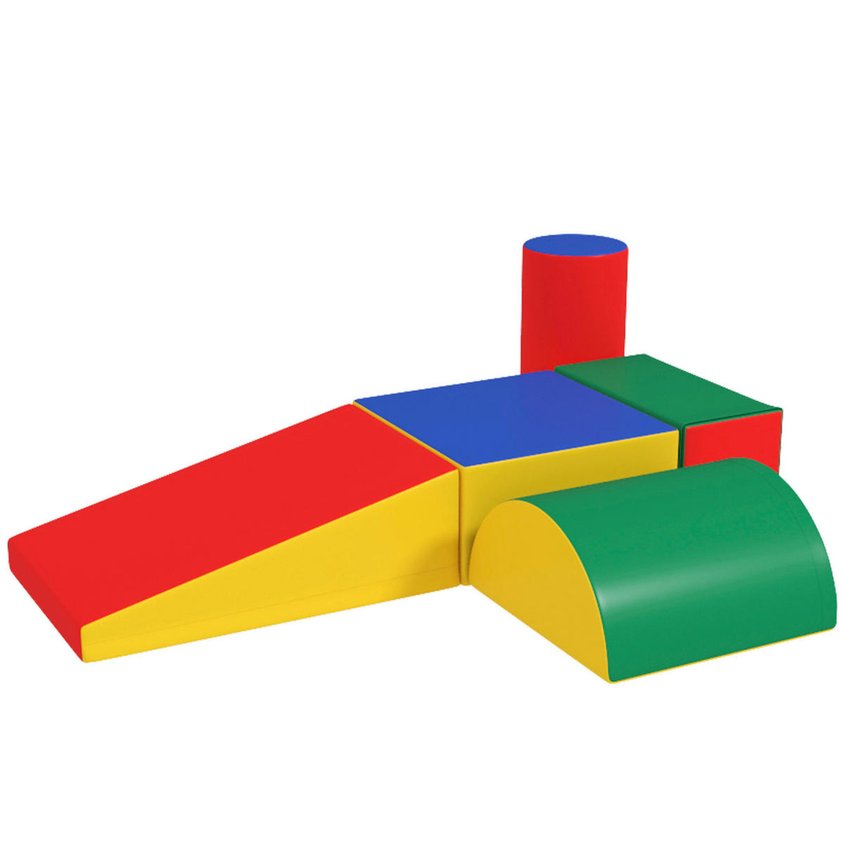 HOMCOM Bausteinset B/H/L: ca. 40,6x20,3x40,6 cm Bausteinset - multicolor (40,60/40,60/20,30cm) - HOMCOM