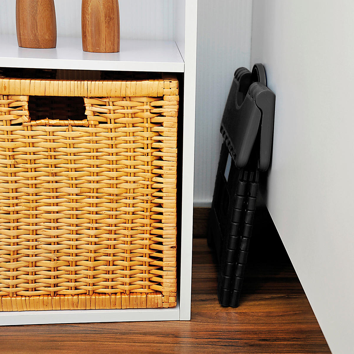 Kesper Klapphocker schwarz B/H/L: ca. 27x22x35 cm Klapphocker - schwarz (35,00/27,00/22,00cm) - Kesper