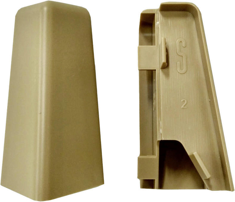Außenecke Eiche L/B/H: ca. 1x1x5,8 cm Außenecke Eiche 58mm (2 Stück) - Eiche (1,00/1,00/5,80cm)
