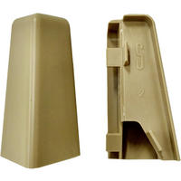 Außenecke Eiche L/B/H: ca. 1x1x5,8 cm Außenecke Eiche 58mm (2 Stück) - Eiche (1,00/1,00/5,80cm)