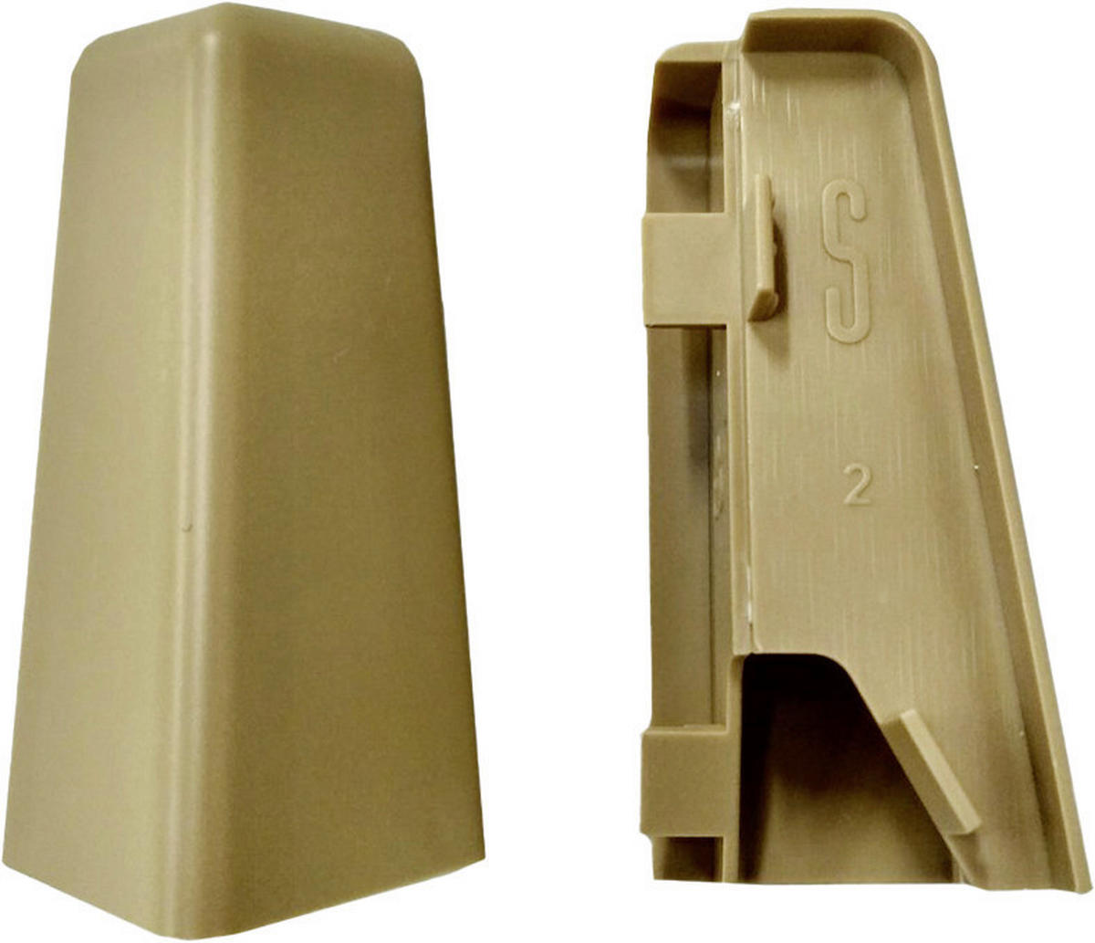 Außenecke Eiche L/B/H: ca. 1x1x5,8 cm Außenecke Eiche 58mm (2 Stück) - Eiche (1,00/1,00/5,80cm)
