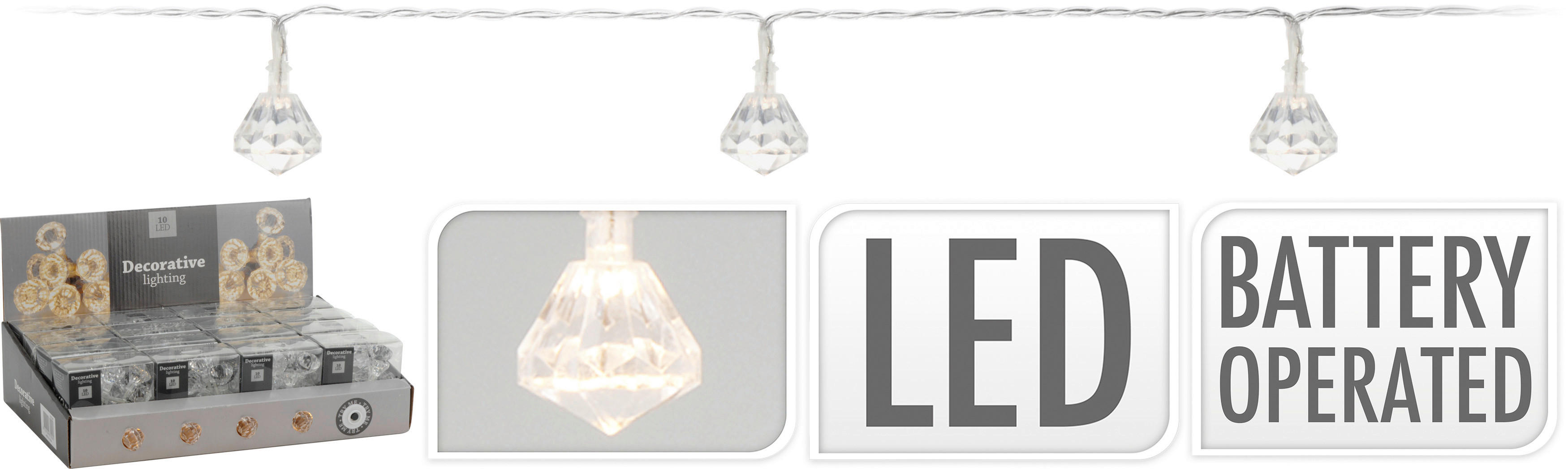 Lichterkette LED-Lichterkette_Diamant_10er