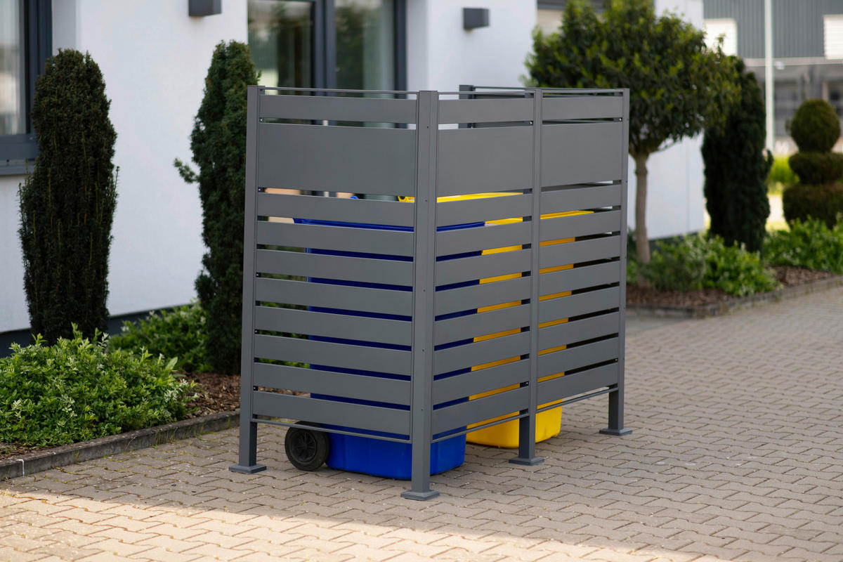 Westmann MülltonnenverkleidungBox Planum Box Planum - anthrazit (90,00/170,00/150,00cm) - Westmann
