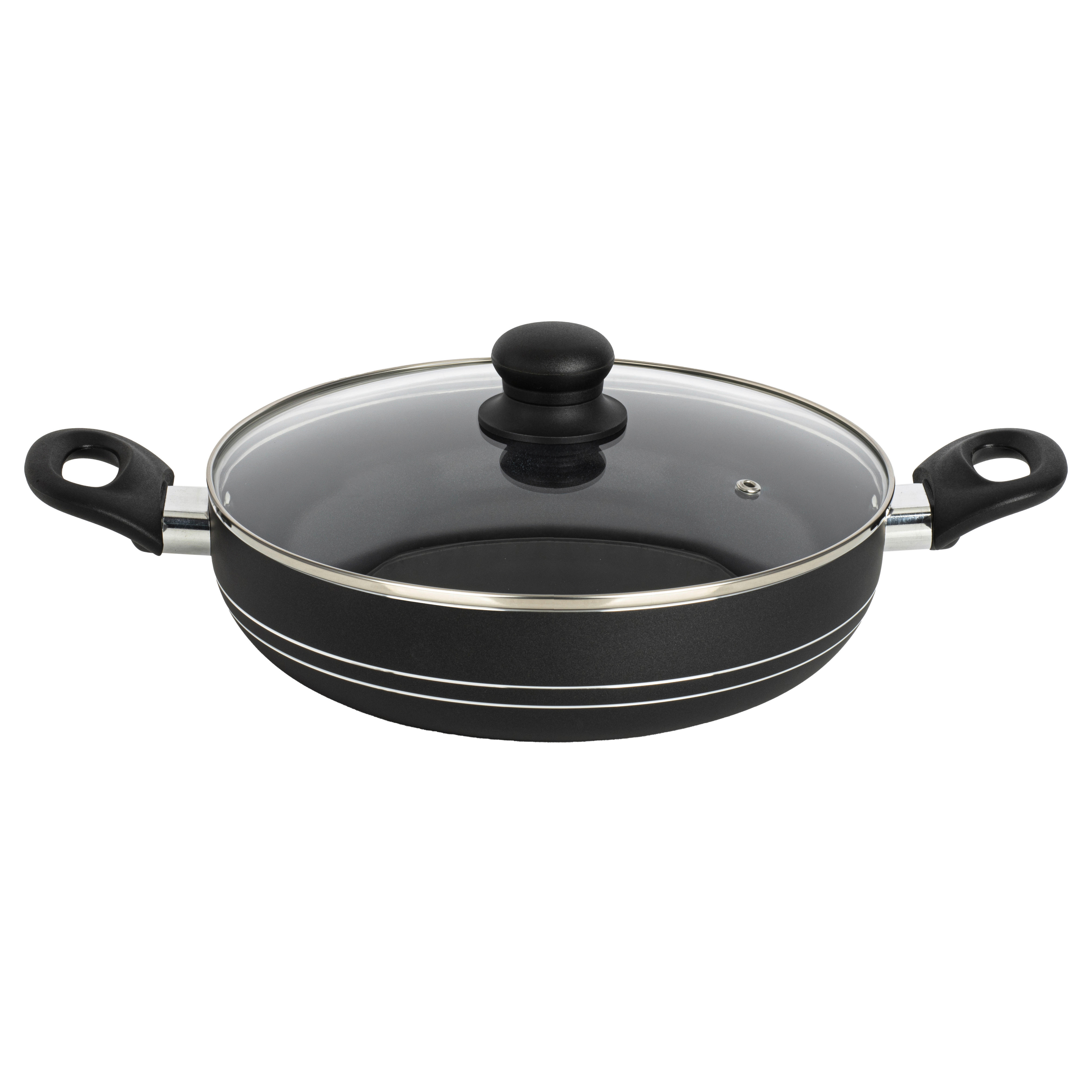 Servierpfanne schwarz Aluminium Servierpfanne - schwarz