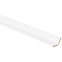 Faltwinkelleiste L/B/H: ca. 250x2,8x2,8 cm pro Stück Faltwinkelleiste 28x28mm 0026 weiß - (250,00/2,80/2,80cm)