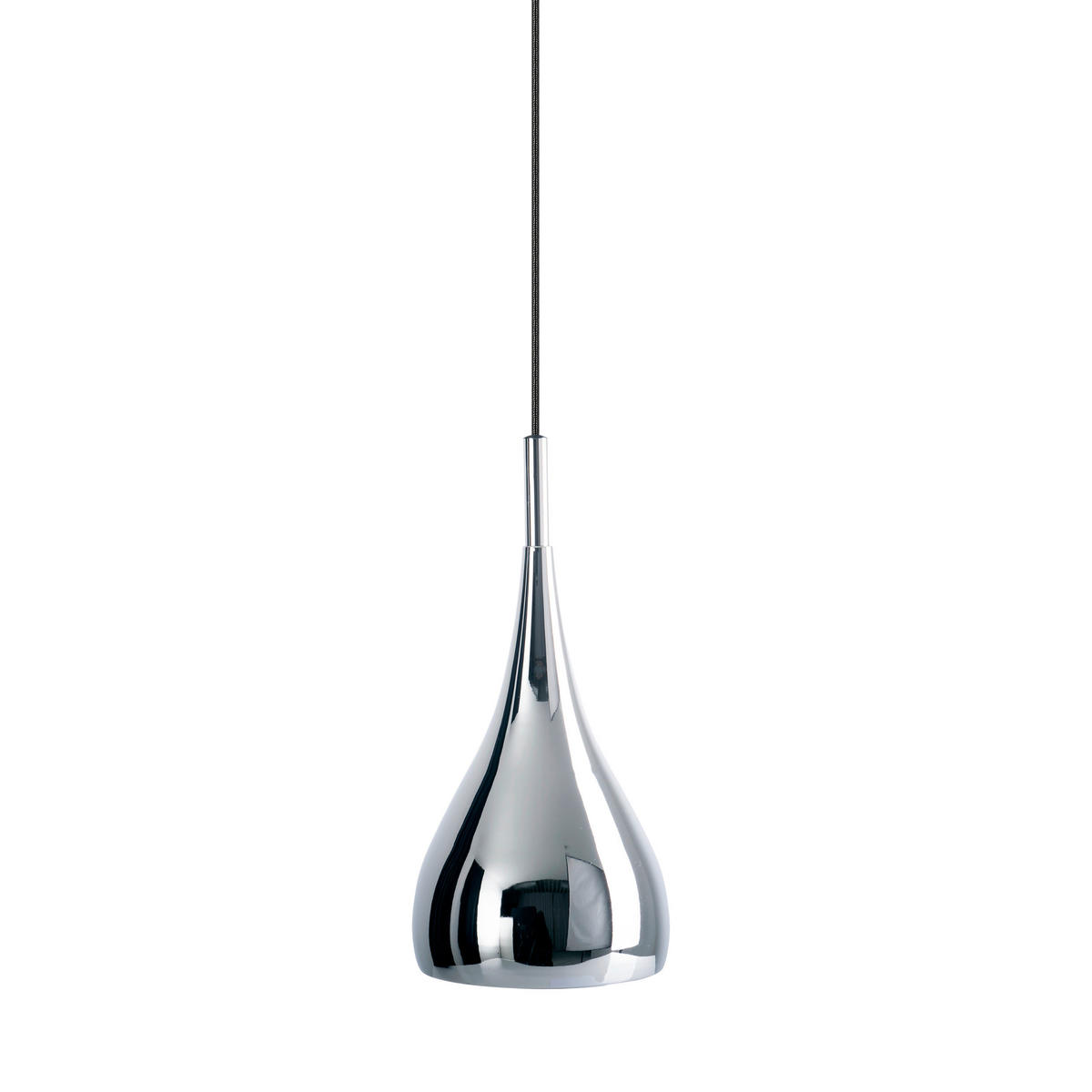 Näve Leuchten Pendelleuchte 6025342 Chrom Metall B/H/T: ca. 15x139x15 cm E27 1 Brennstellen Style - Chrom (15,00/139,00/15,00cm) - Näve Leuchten