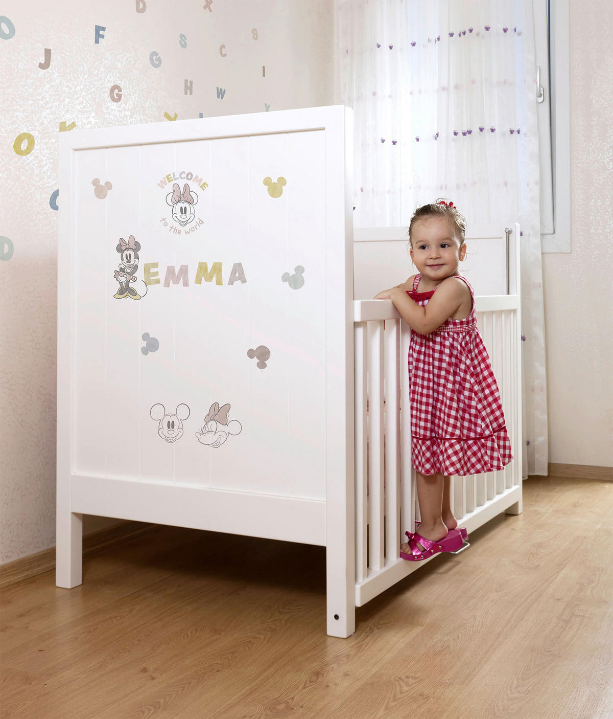 Komar Wandtattoo Mickey Alphabet Disney Mickey Alphabet B/L: ca. 50x70 cm Mickey Alphabet - (50,00/70,00cm) - Komar