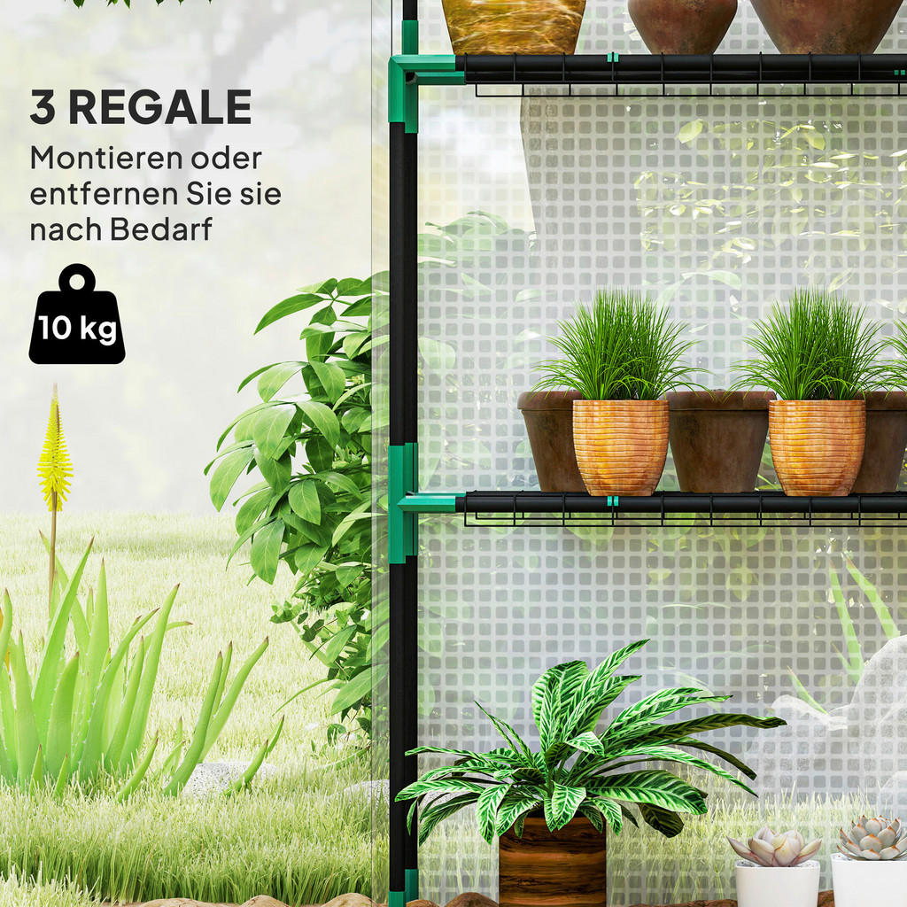 Thumbnail - Outsunny Gewächshaus