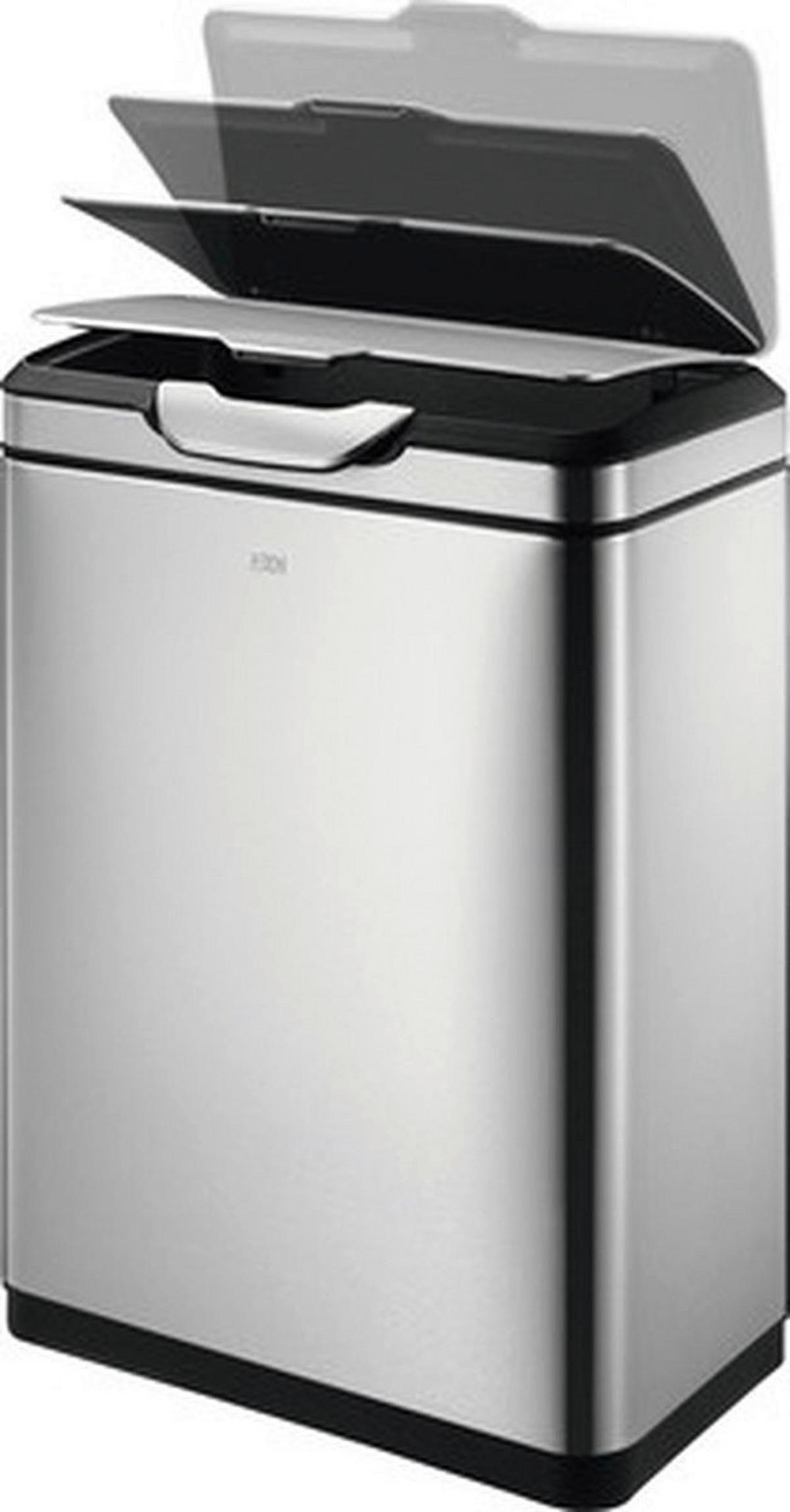 EKO Mülleimer silber B/H: ca. 29x67,4 cm Mülleimer - silber (29,00/67,40cm) - EKO