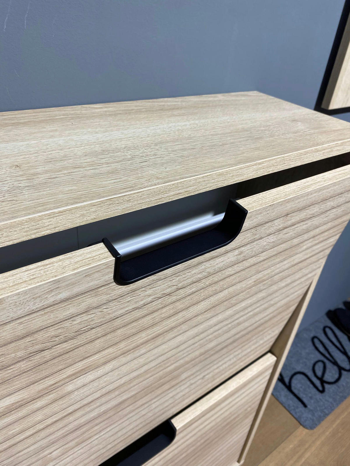 Unterschrank Emmik weiß matt Eiche Eiche weiß Nachbildung B/H/T: ca. 59,8x85,2x19,55 cm Emmik - Eiche/weiß (59,80/85,20/19,55cm) - Möbelpartner