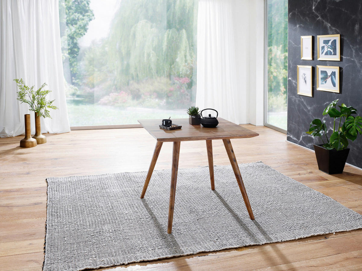 Esstisch natur B/H/T: ca. 80x76x80 cm Esszimmertisch - natur (80,00/76,00/80,00cm) - Wohnling