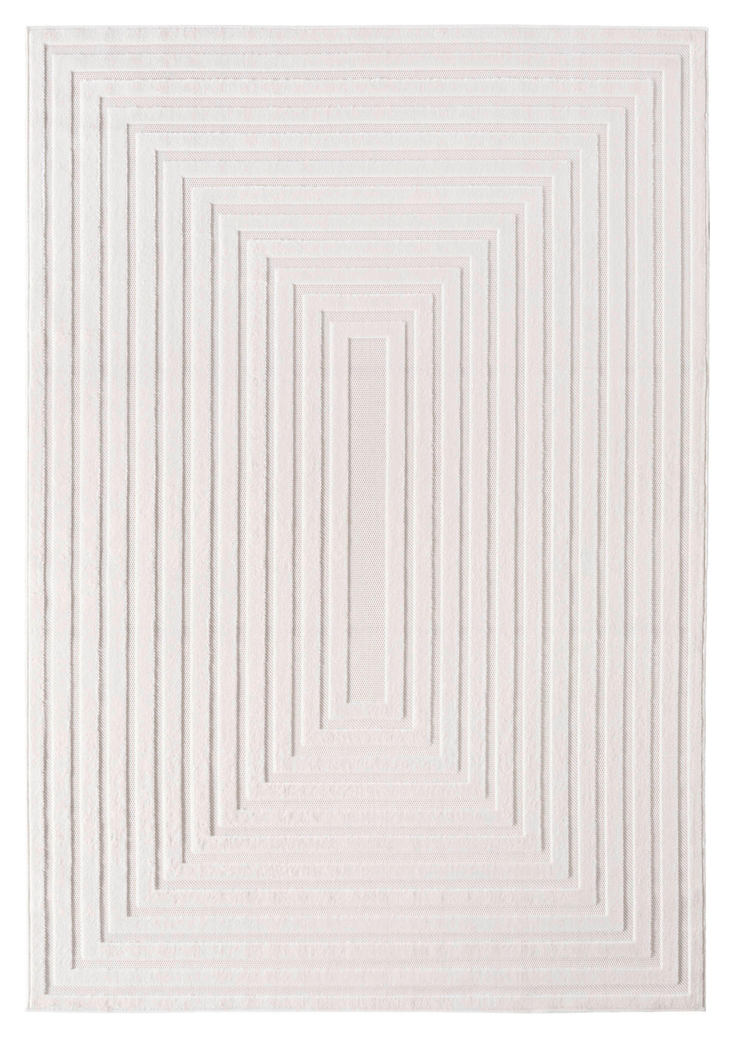 Ayyildiz Kurzflorteppich DOHA creme B/L: ca. 280x370 cm DOHA - creme (280,00/370,00cm) - Ayyildiz