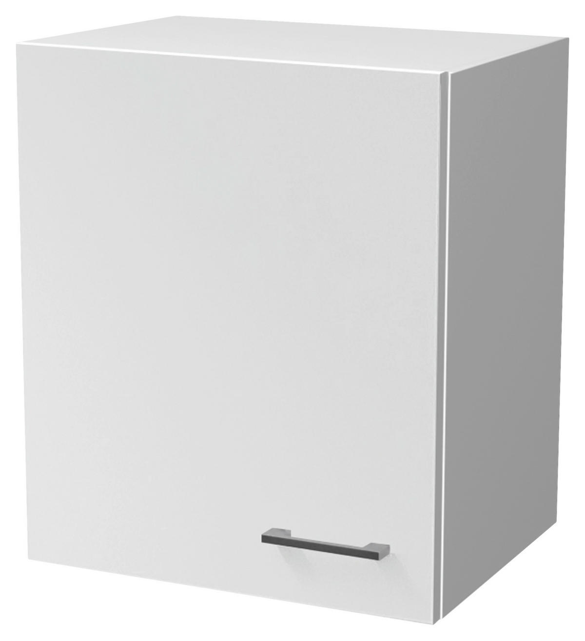 Flex-Well Hängeschrank Lucca weiß matt B/H/T: ca. 50x54,8x32 cm Lucca - weiß/Alu (50,00/54,80/32,00cm) - Flex-Well