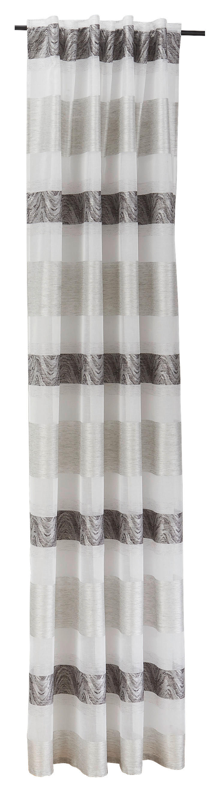 Thumbnail - POCOline Schlaufenvorhang Dolly anthrazit B/L: ca. 140x245 cm