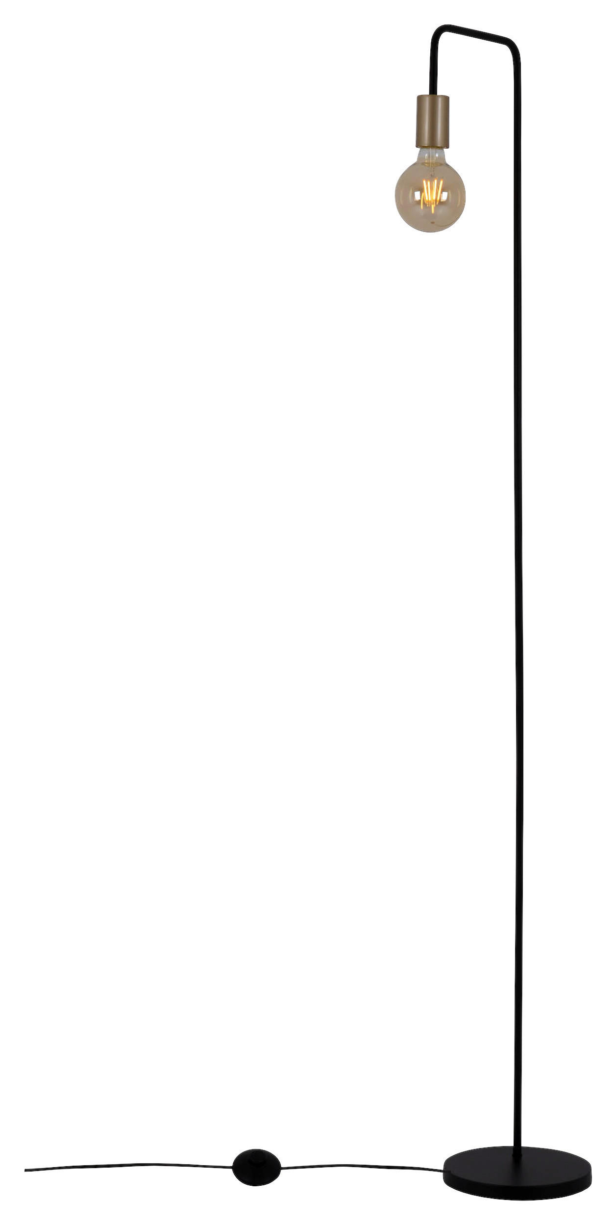 Näve Leuchten Stehleuchte 2097222 schwarz Kunststoff Metall B/H/T: ca. 20,5x150x20,5 cm 1 Brennstellen Modo - schwarz (20,50/150,00/20,50cm) - Näve Leuchten