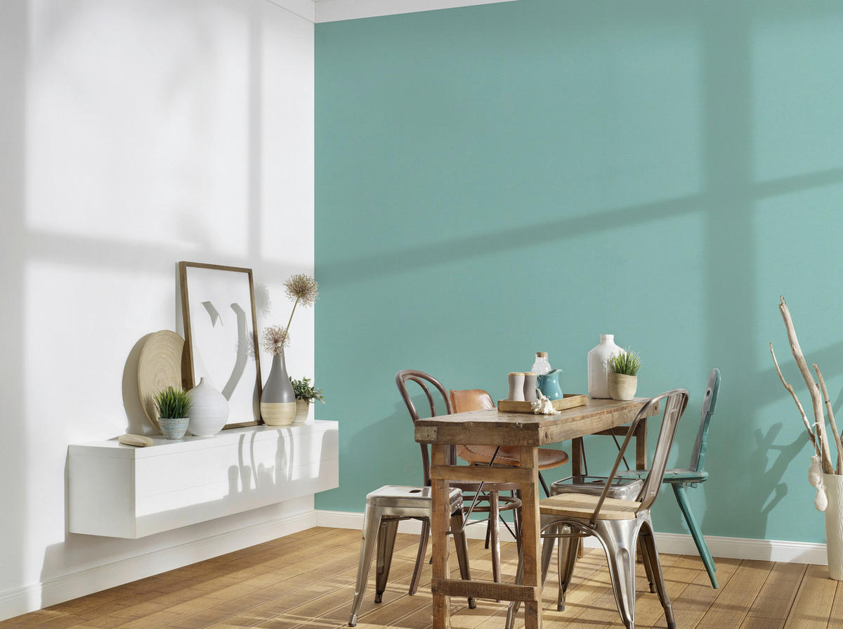 A.S.Creation Vliestapete türkis B/H/D: ca. 53x1005x8,8 cm Vliestapete - türkis (8,80/1005,00cm) - A.S.Creation