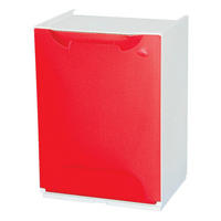 Eco-Logico Recycling-Eimer rot B/H/L: ca. 29x47x34 cm Recyclingeimer_mit_Innenkorb - rot (34,00/29,00/47,00cm) - Eco-Logico