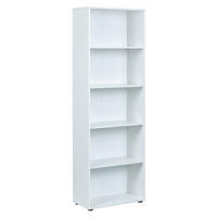 Regal Arco 4 weiß B/H/T: ca. 60x180x30 cm Arco 4 - weiß (60,00/180,00/30,00cm) - Inter Link
