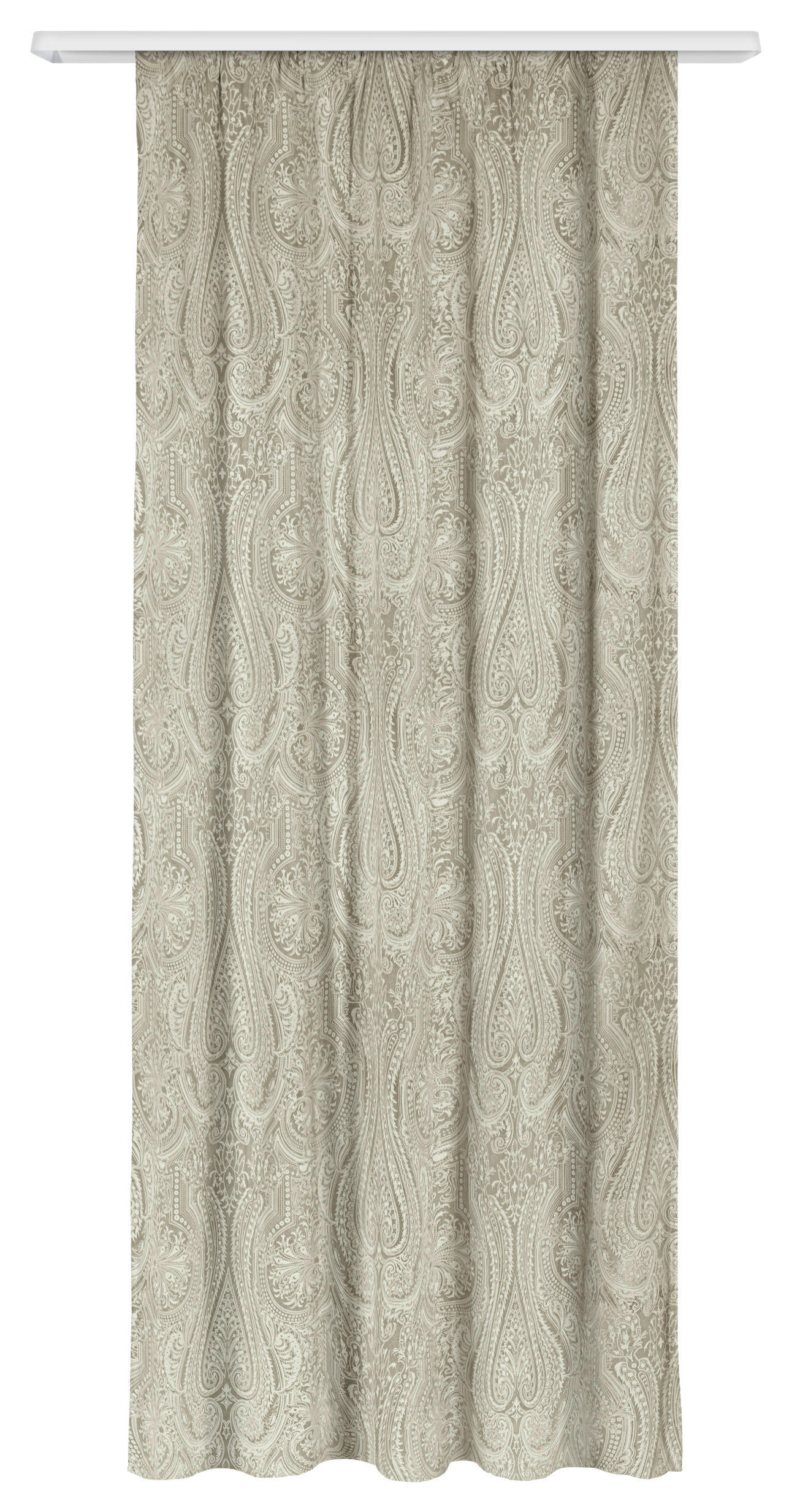 Dekovorhang Paisley taupe B/L: ca. 140x245 cm Paisley - taupe (140,00/245,00cm)