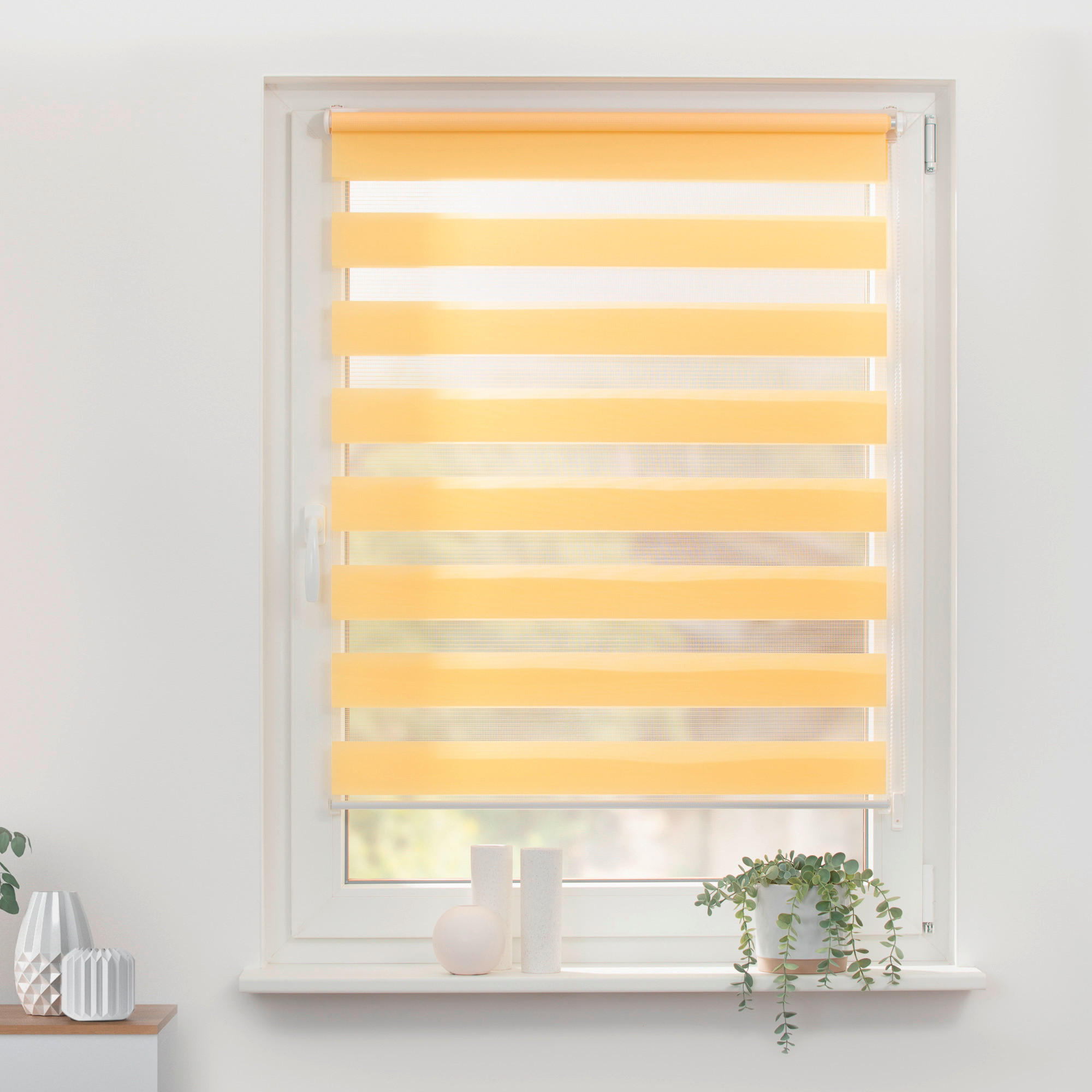 Doppelrollo Duo gelb B/T: ca. 45x150 cm Duo - gelb (45,00/150,00cm)