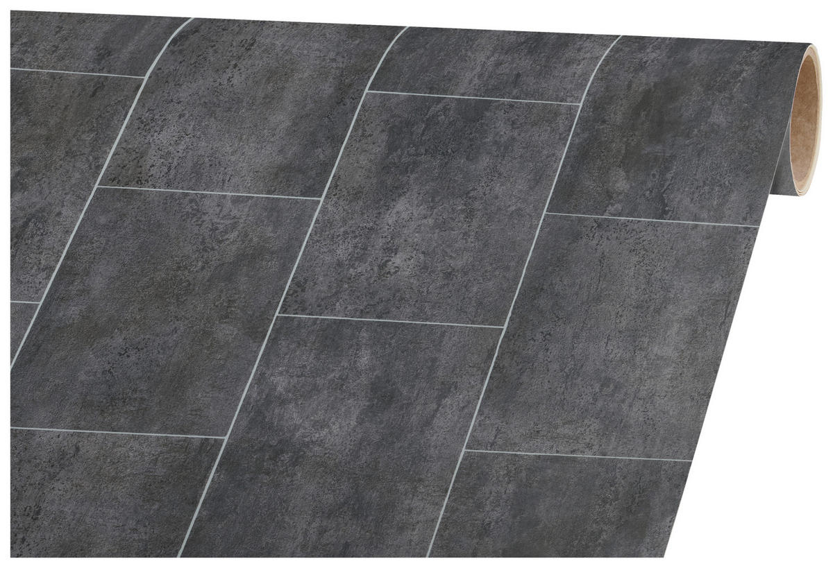 Vinylboden Iconik schwarz Fliese B: ca. 400 cm pro m² Iconik - schwarz (400,00cm)