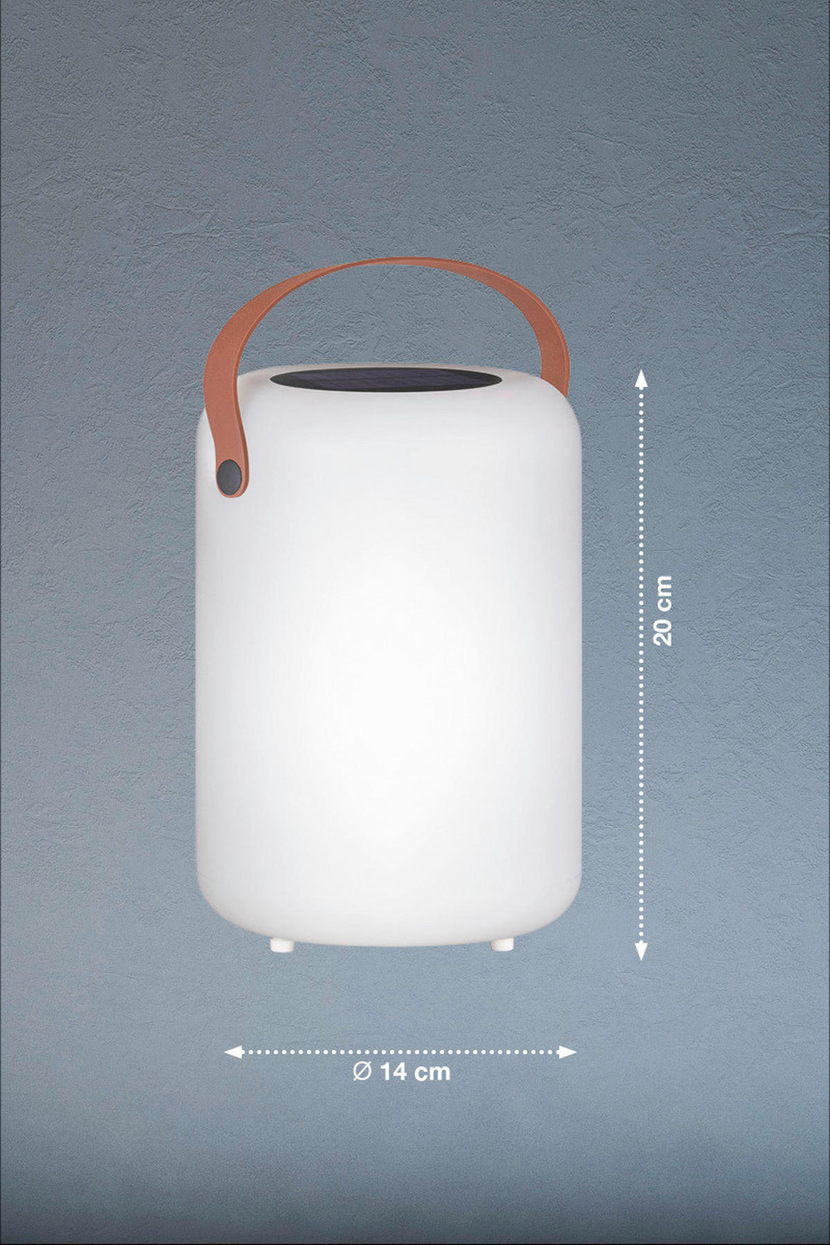 LED-Außenleuchte 850324 Orno weiß H/D: ca. 20x14 cm Orno - weiß (14,00/20,00cm) - easy! by FHL