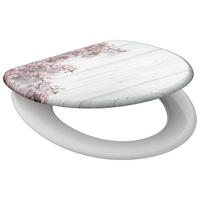 WC-Sitz MDF B/H/L: ca. 6x48x38,5 cm WC-Sitz_Flower&Wood Duroplast - (38,50/6,00/48,00cm) - Eisl