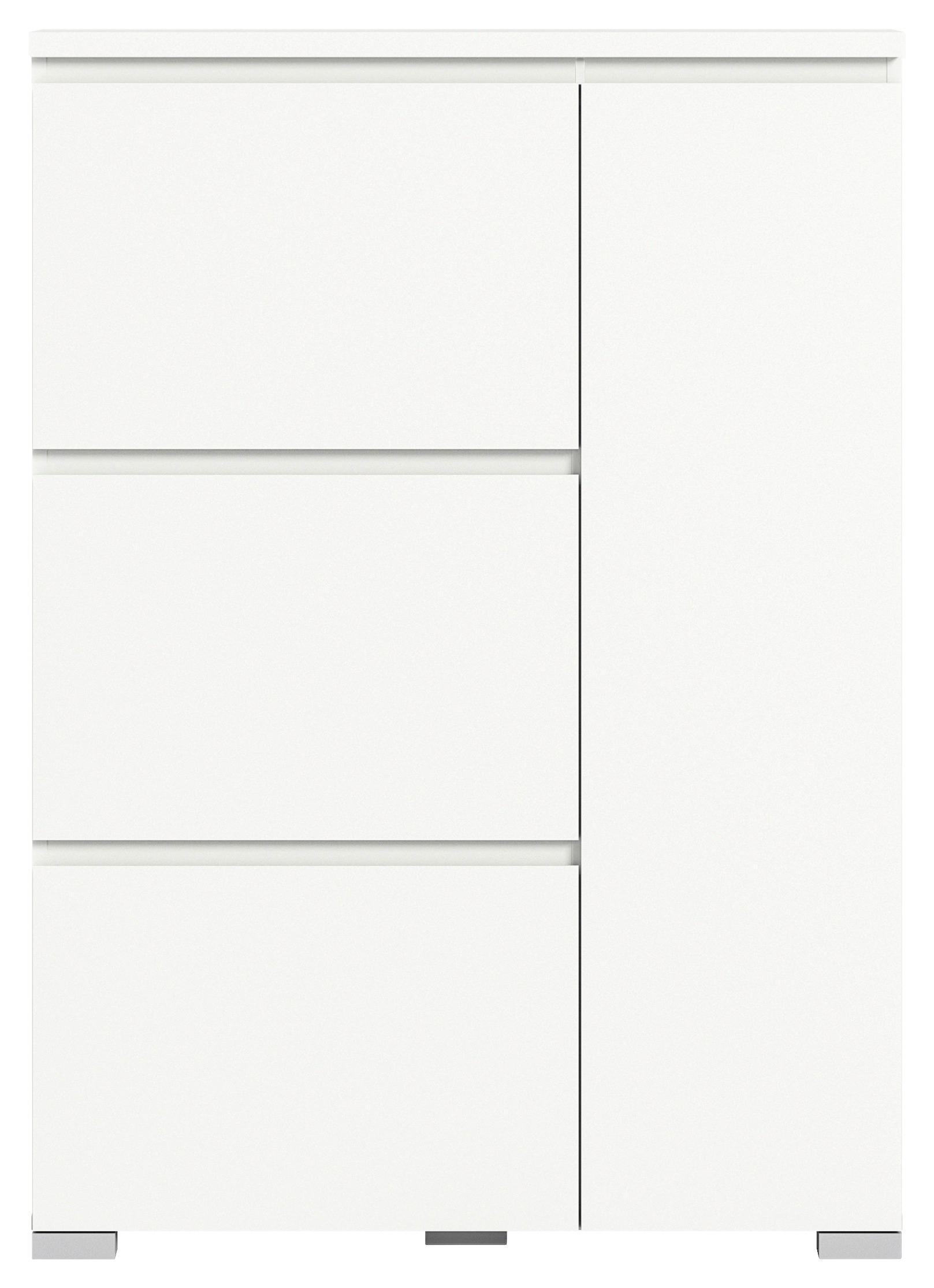 Schuhschrank Shoelove weiß B/H/T: ca. 95x130x18 cm Shoelove - weiß (95,00/130,00/18,00cm) - xonox.home