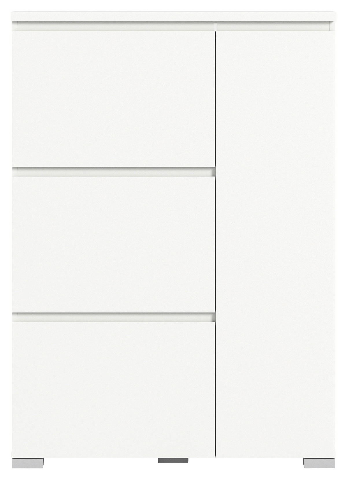 Schuhschrank Shoelove weiß B/H/T: ca. 95x130x18 cm Shoelove - weiß (95,00/130,00/18,00cm) - xonox.home